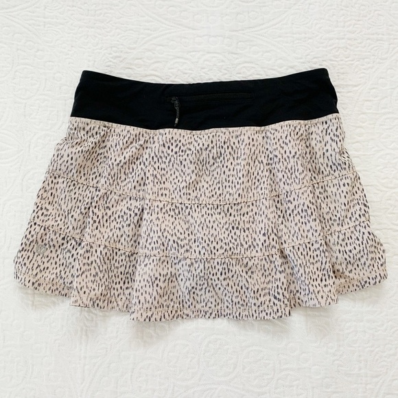 Lululemon Pace Rival Skirt II, Dottie Dash Grain / Black - Picture 3 of 7